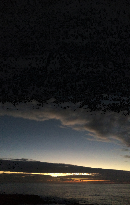 Sunrise Under Dense Cloud